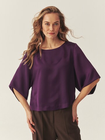 TATUUM - Blusa 'Lama' en lila: frente
