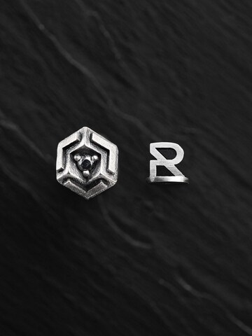 Boucles d'oreilles 'LABIRINTO' REYTEL en argent : devant