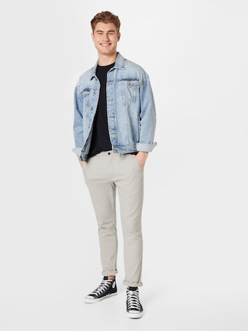 JACK & JONES Normální Chino kalhoty 'Marco Dave' – šedá