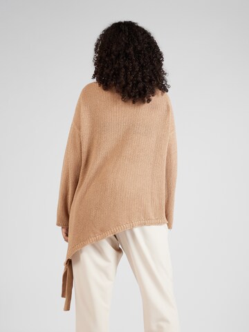 Guido Maria Kretschmer Curvy Sweater 'Gusti jumper' in Beige: back