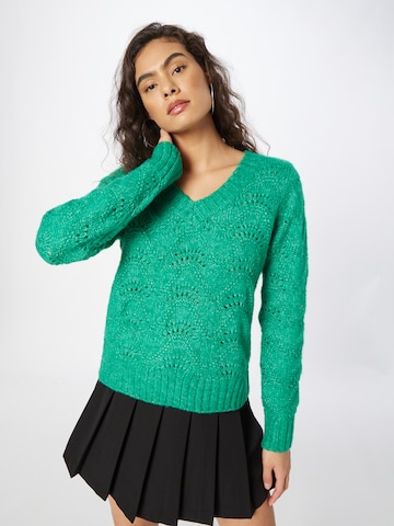 PIECES Pullover 'Bibbi' in Grün: predná strana