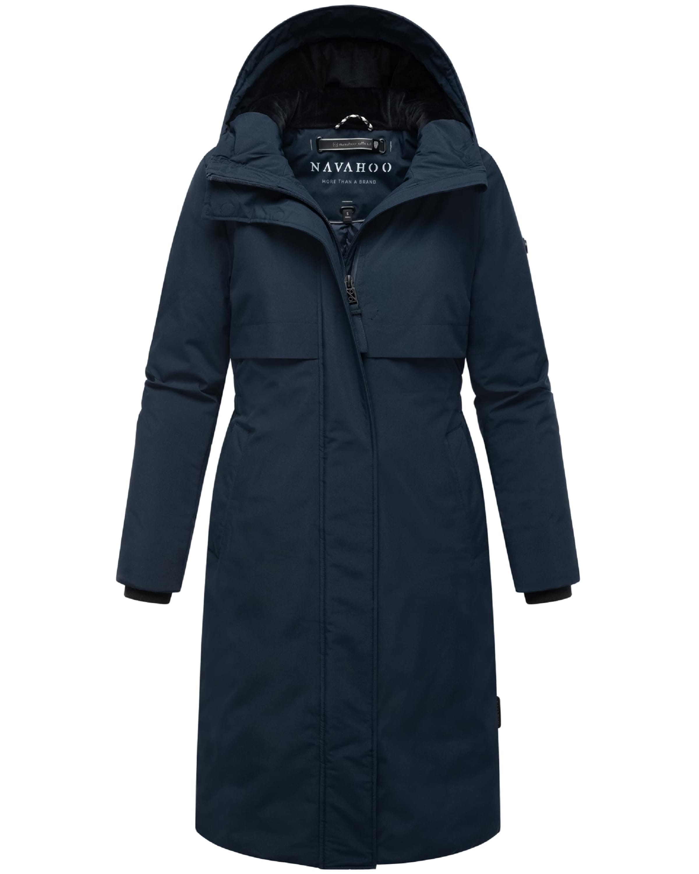 NAVAHOO Wintermantel 'Eismelodie 14' in Blauw