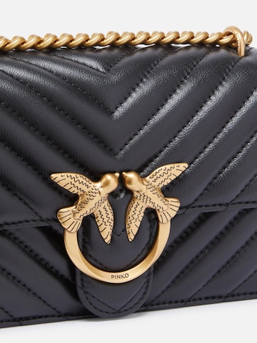 Borsa a spalla '100074 A0GK PE26' di PINKO in nero