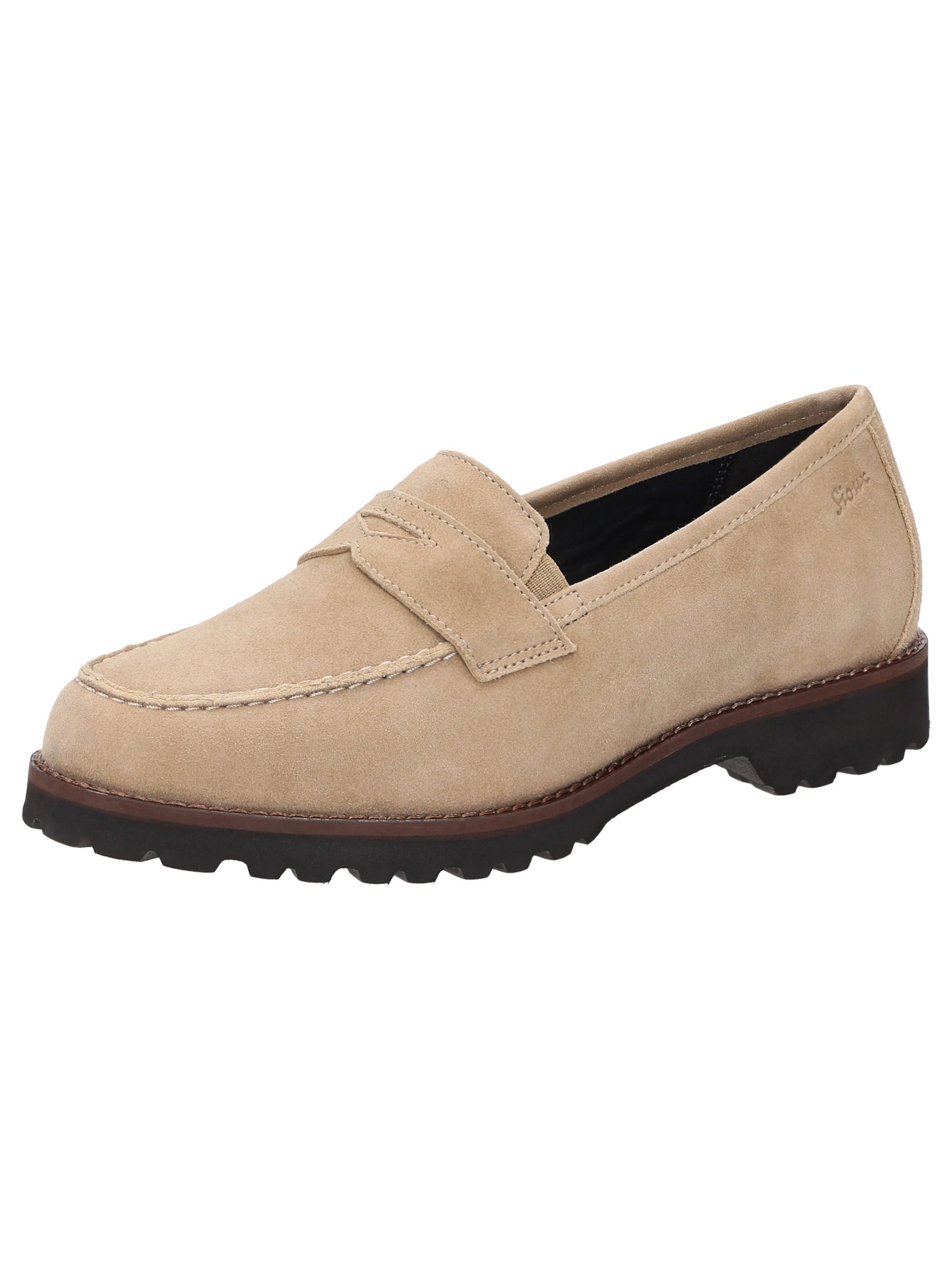 SIOUX Instappers ' Meredith-709-H ' in Beige: voorkant