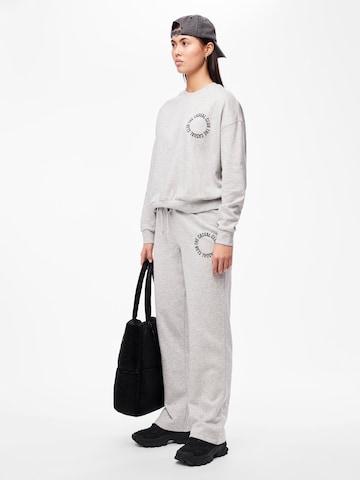 PIECES Loose fit Trousers 'JYLLO' in Grey