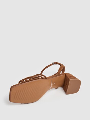 Pepe Jeans Strap Sandals 'ZOE COLORS' in Brown