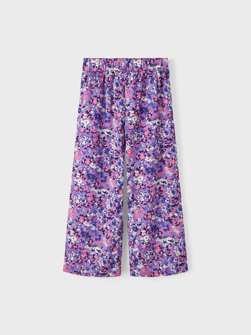 Wide leg Pantaloni 'LUNA' de la NAME IT pe mov