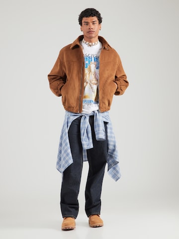 JACK & JONES Tričko 'JORWATERCOLOUR' – bílá