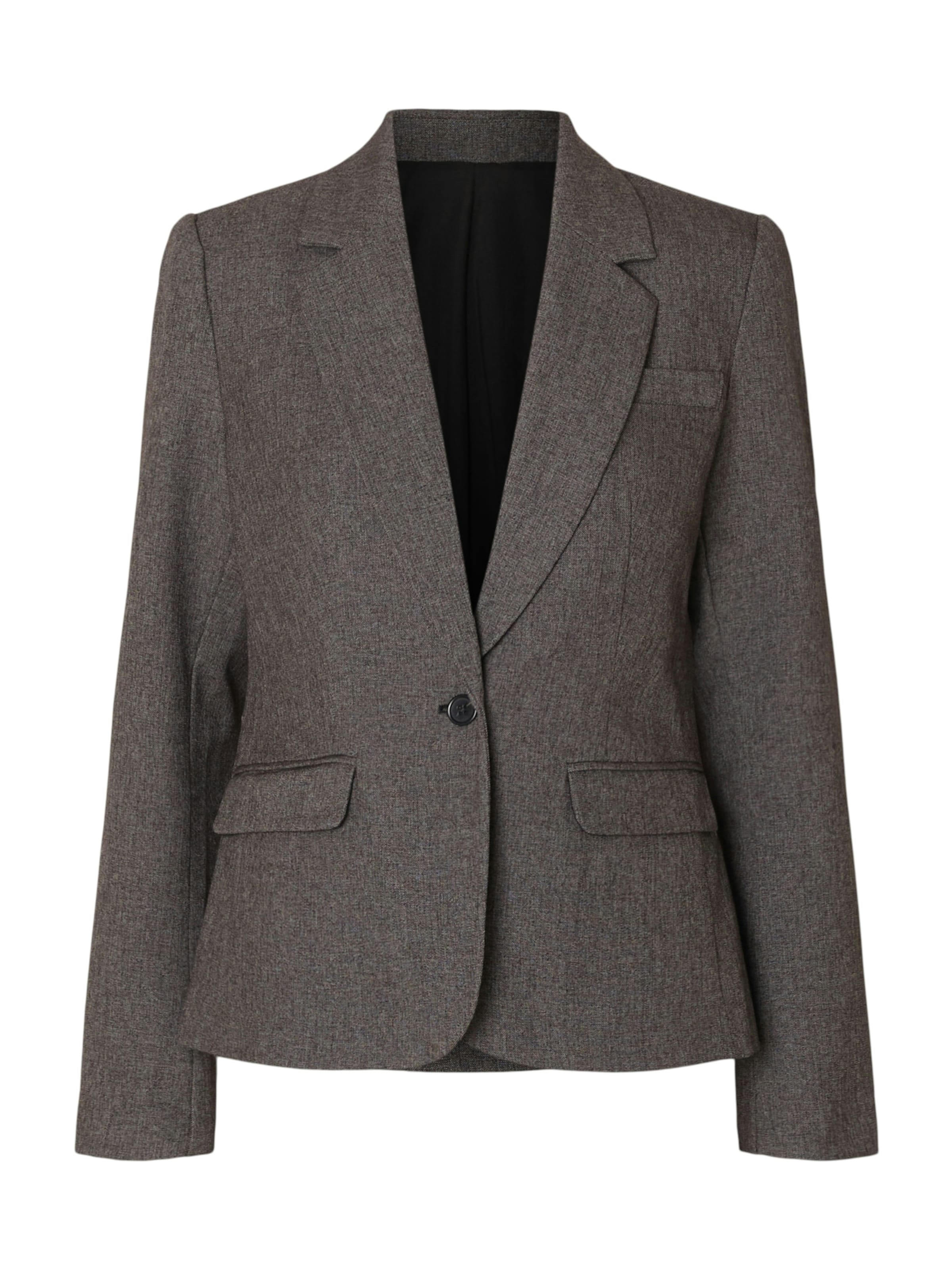 SELECTED Blazer en noir chiné, Vue avec produit