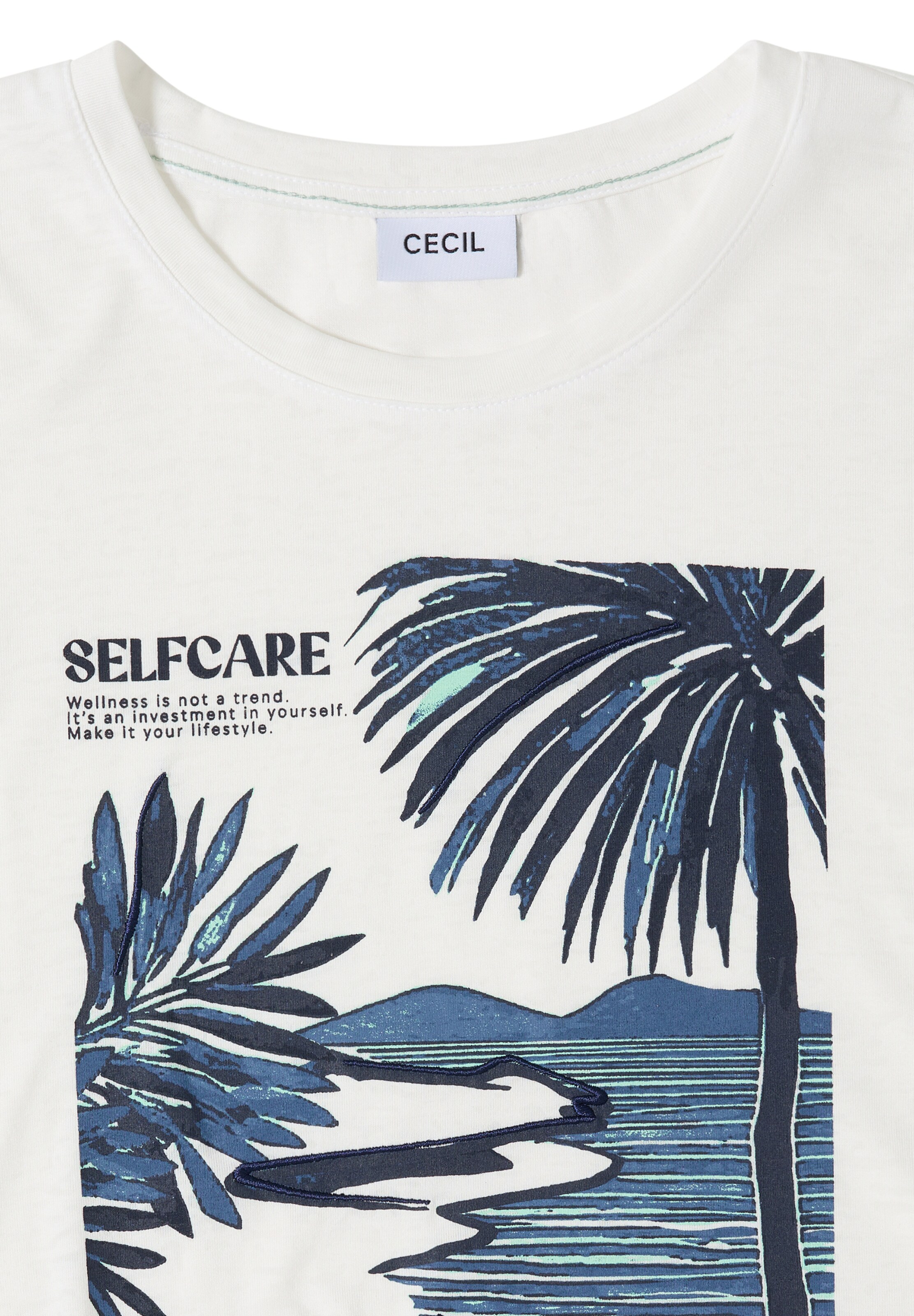 CECIL T-Shirt in Beige
