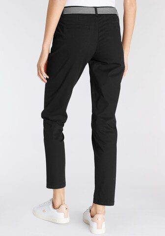 DELMAO Slim fit Chino Pants in Black