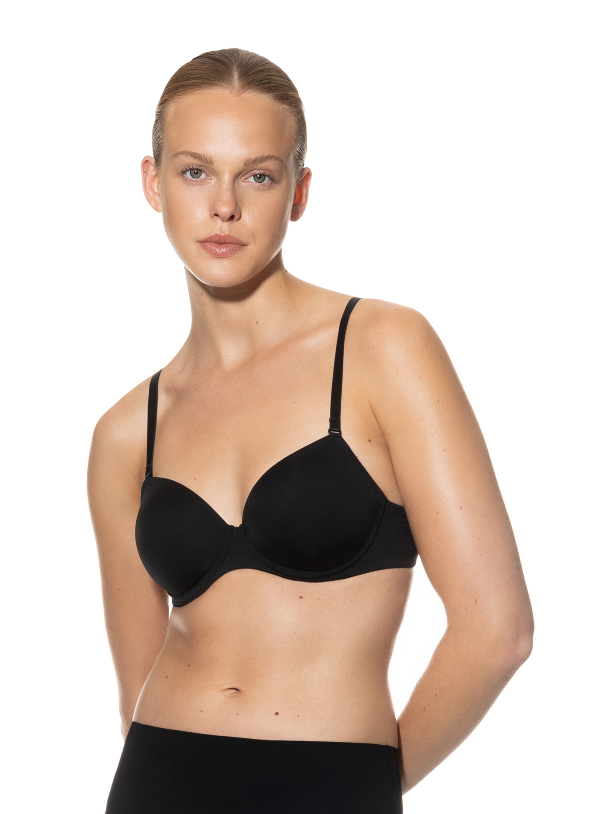 Push-up Soutien-gorge 'Joan' Mey en noir : devant