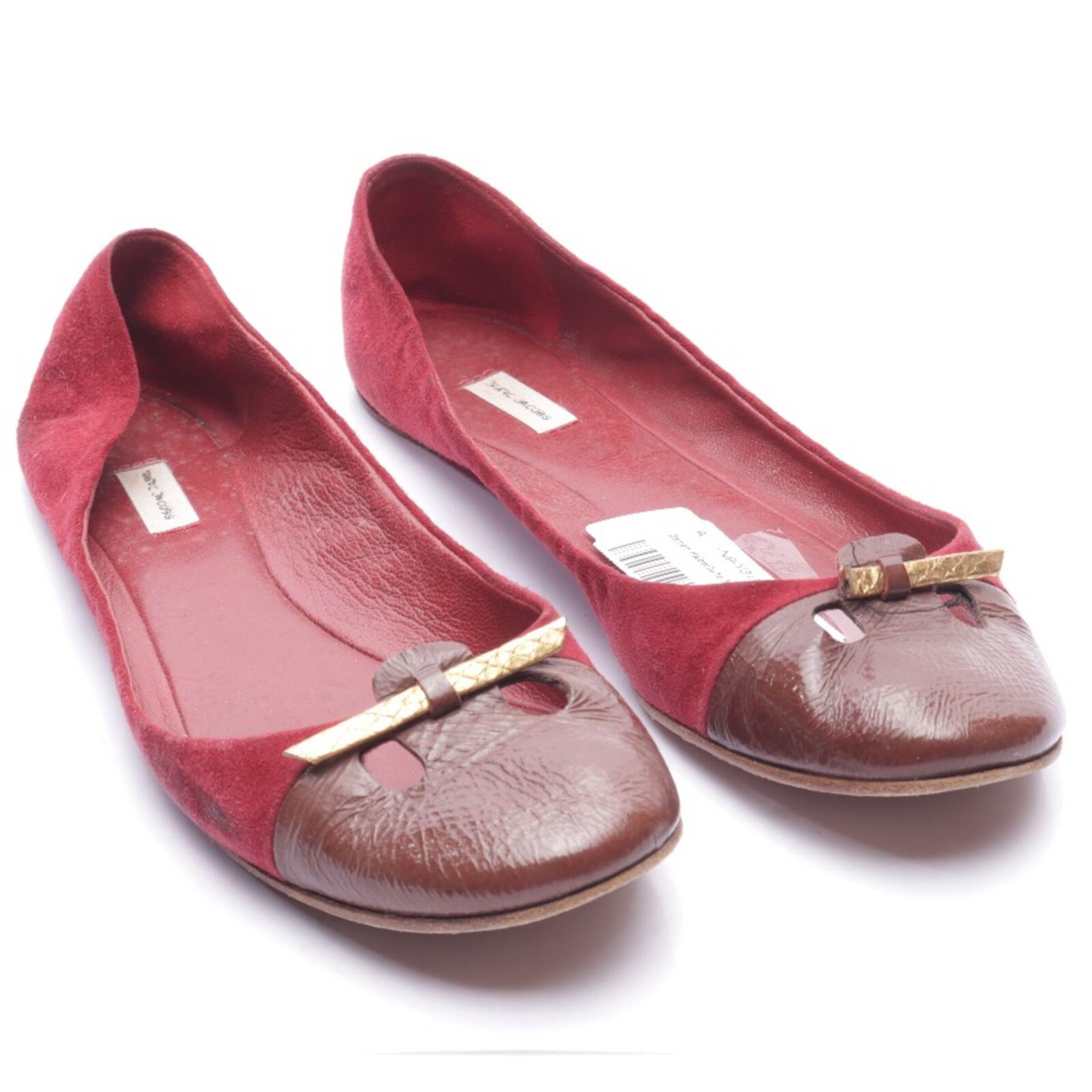 Marc Jacobs Flats & Loafers in 38,5 in Red: front