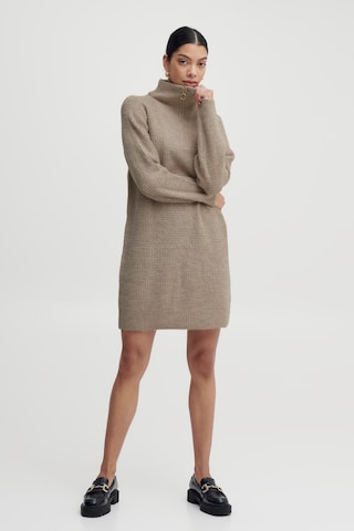 b.young Knitted dress in Grey: front