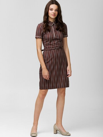 4funkyflavours Shirt Dress 'Greater Than The Sun' in Brown