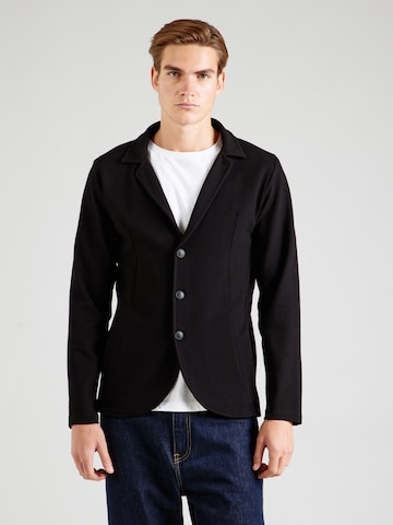 Key Largo Slim fit Ανδρικό σακάκι 'MELBOURNE' σε μαύρο: μπροστά