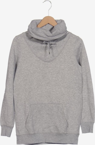 ONLY Sweatshirt & Zip-Up Hoodie in M in Grey: front