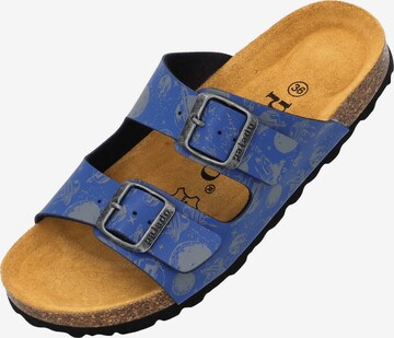 Palado Slippers 'Korfu' in Blue: front