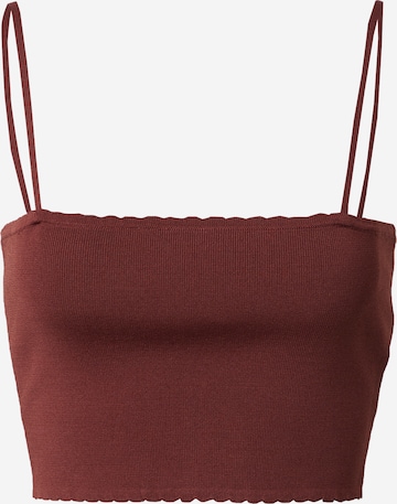 ABOUT YOU Top 'Rabea' in Brown: front