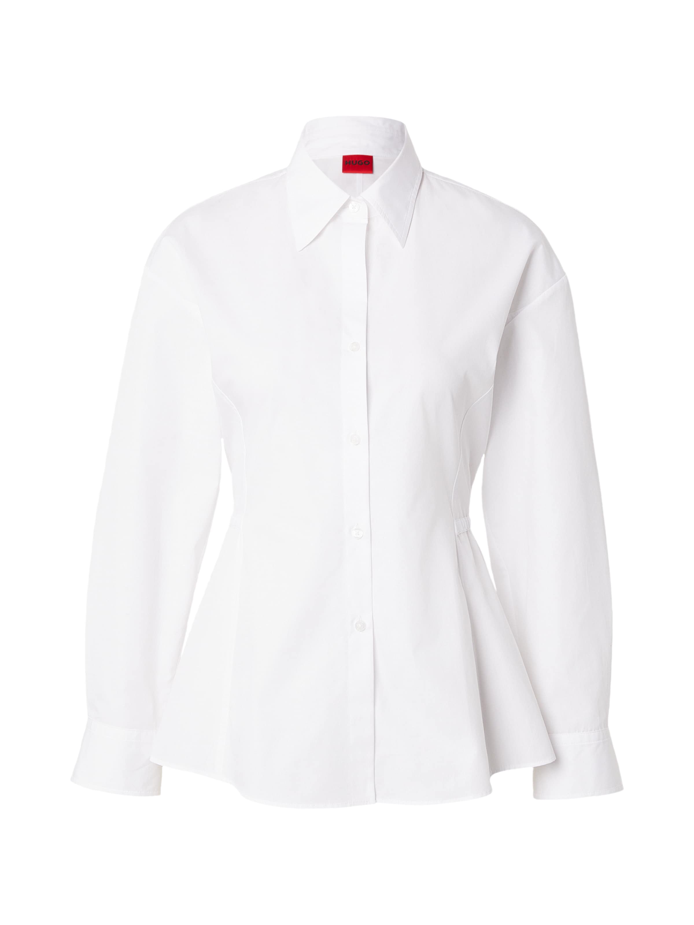 HUGO Blus 'Etnaa' i vit, Produktvy