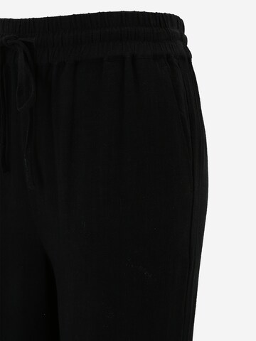 Selected Femme Tall Lużny krój Spodnie 'VIVA-GULIA' w kolorze czarny
