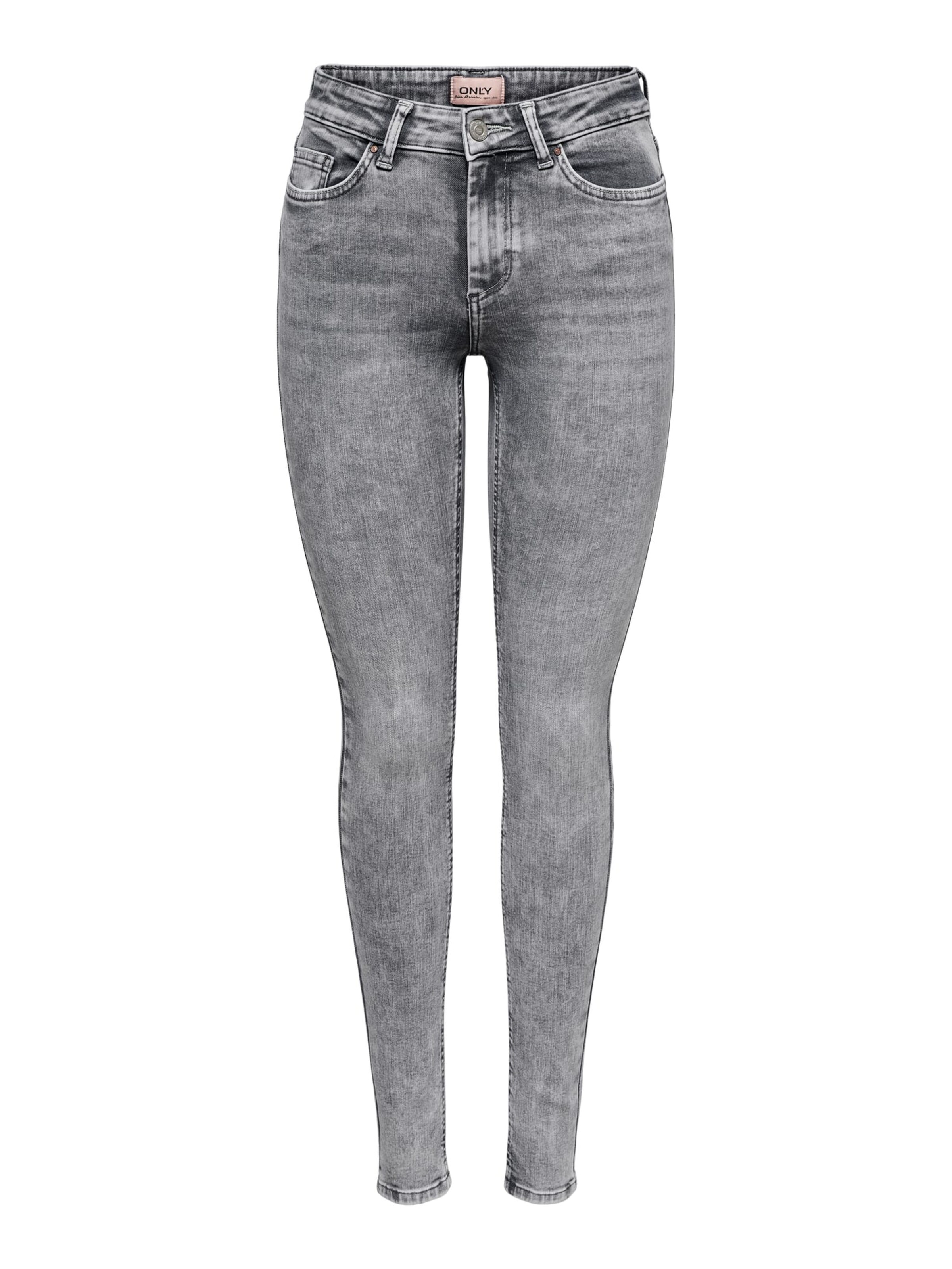 ONLY Baggy Jeans 'Blush' in Grijs: voorkant