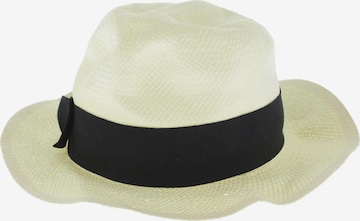 Madeleine Hat & Cap in 54 in White: front