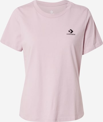 CONVERSE Majica | roza barva: sprednja stran