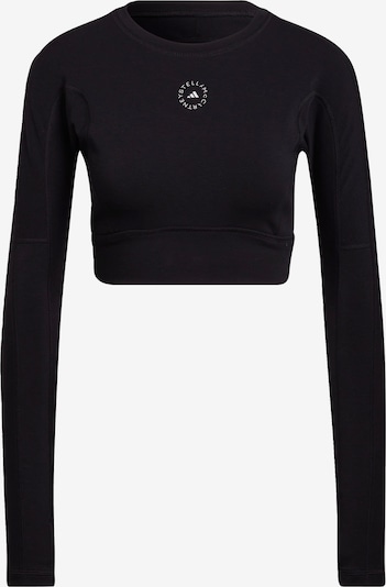 ADIDAS BY STELLA MCCARTNEY Funktionsbluse 'Truestrength' i sort / hvid, Produktvisning