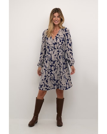 Cream Jurk in Gemengde kleuren: voorkant