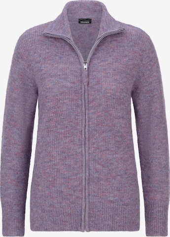 Goldner Gebreid vest in Lila: voorkant