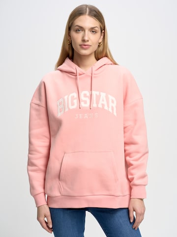 BIG STAR Sweatshirt 'Rubialsa' in Roze: voorkant