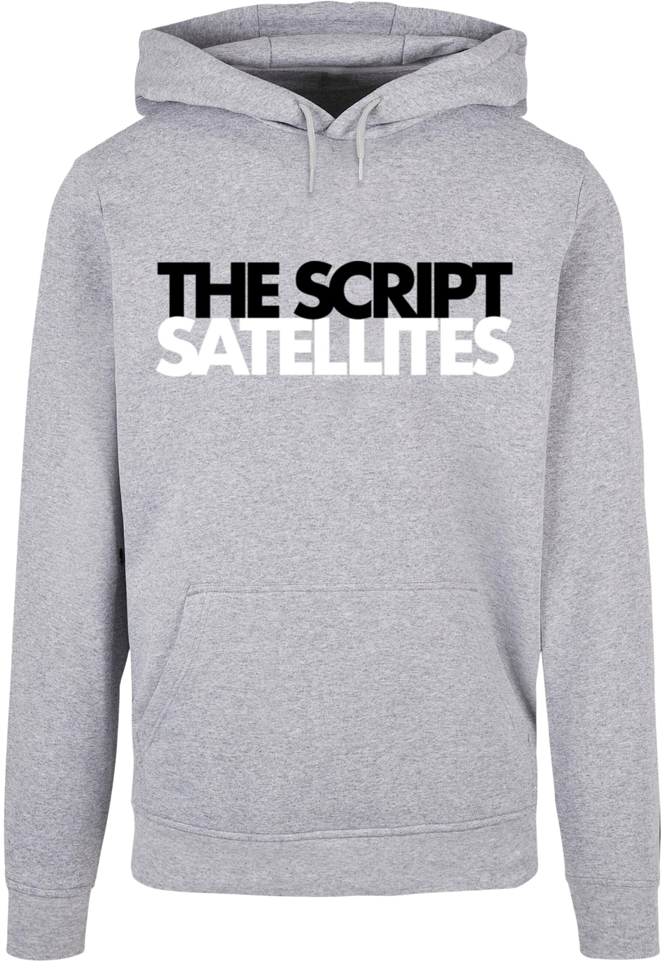 Merchcode Sweatshirt 'The Script' in Grau: Vorderseite