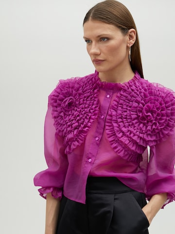 Lola Casademunt Bluse in Lila: Vorderseite