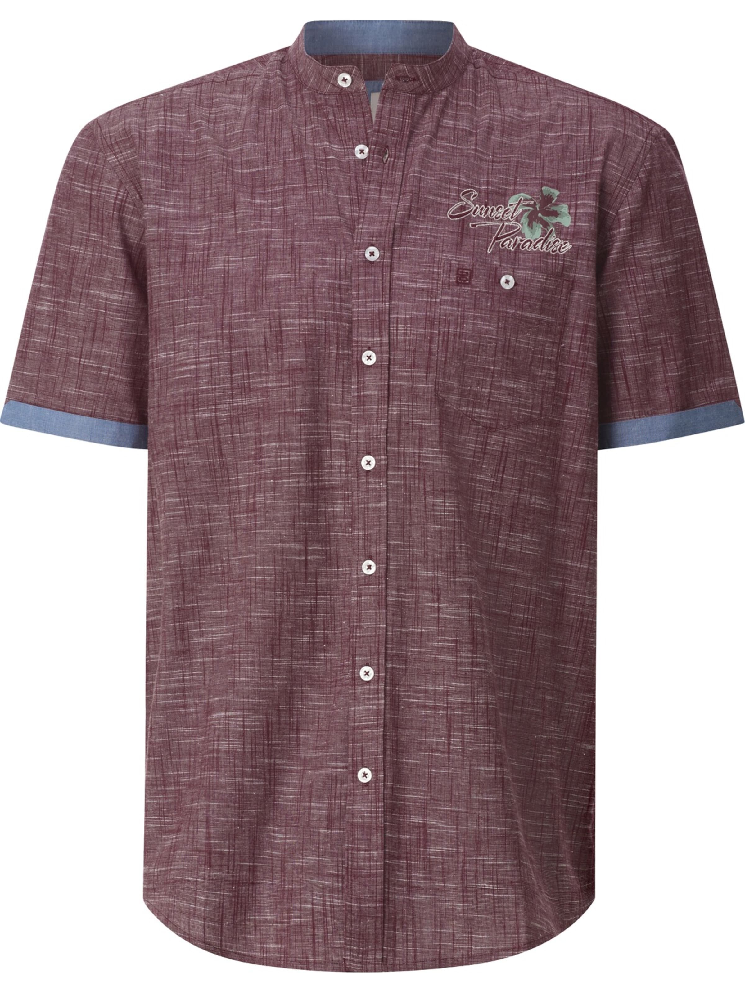 BABISTA Regular Fit Hemd 'Rosistello' in Rot: Vorderseite