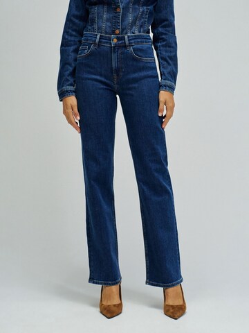 Salsa Jeans Tapered Jeans in Blauw: voorkant