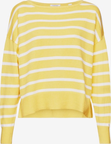 ESPRIT Sweater in Yellow: front