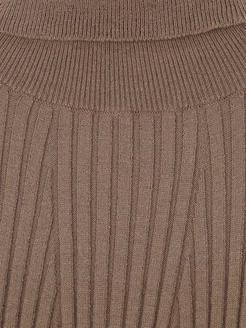 Pieces Maternity Sweter 'Crista' w kolorze brązowy