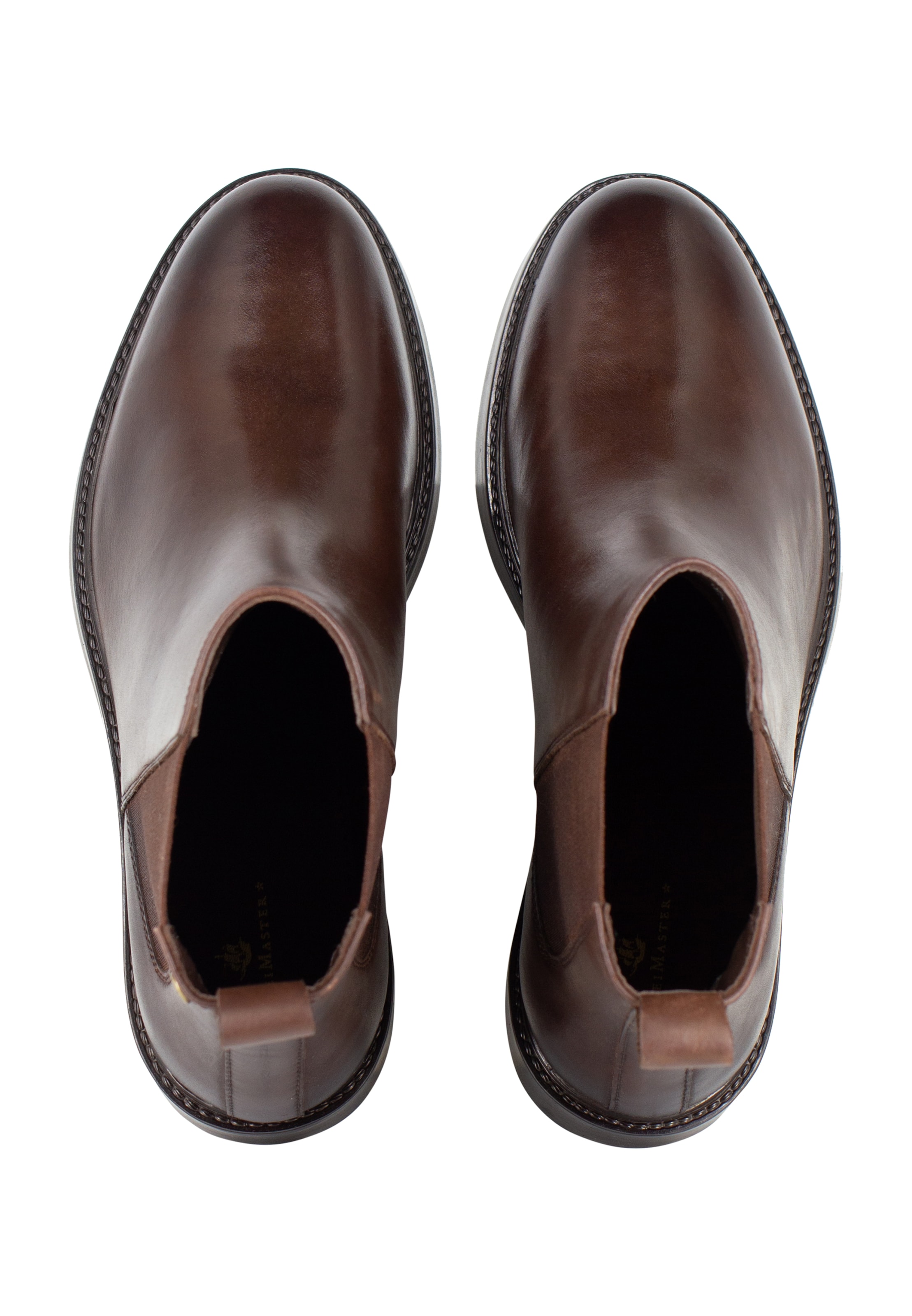 brūns DreiMaster Vintage Čelsijas zābaki