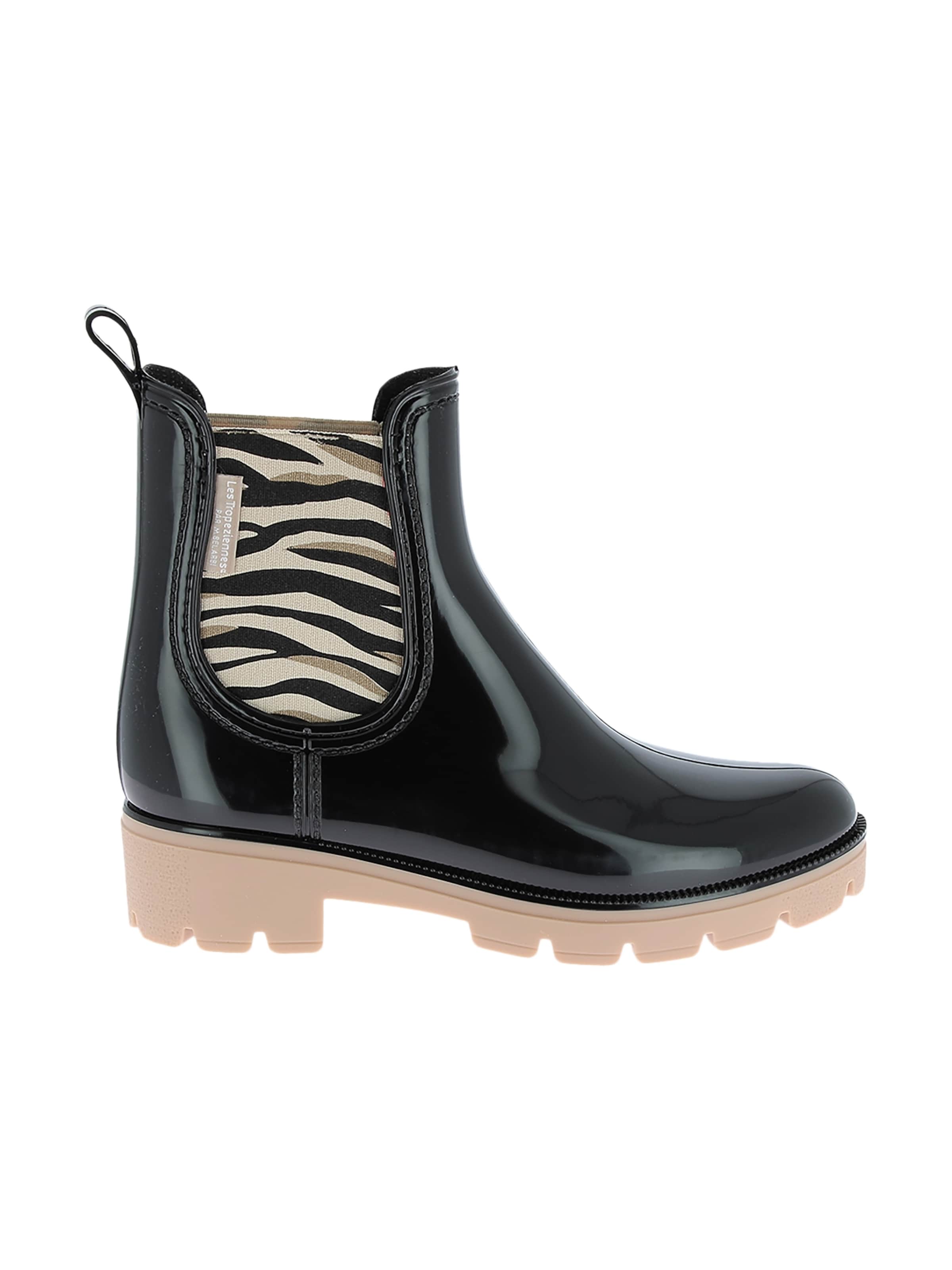 Bottines 'Noura-Stiefeletten zum Hineinschlüpfen von M. Berlarbi' Les Tropéziennes en noir : devant