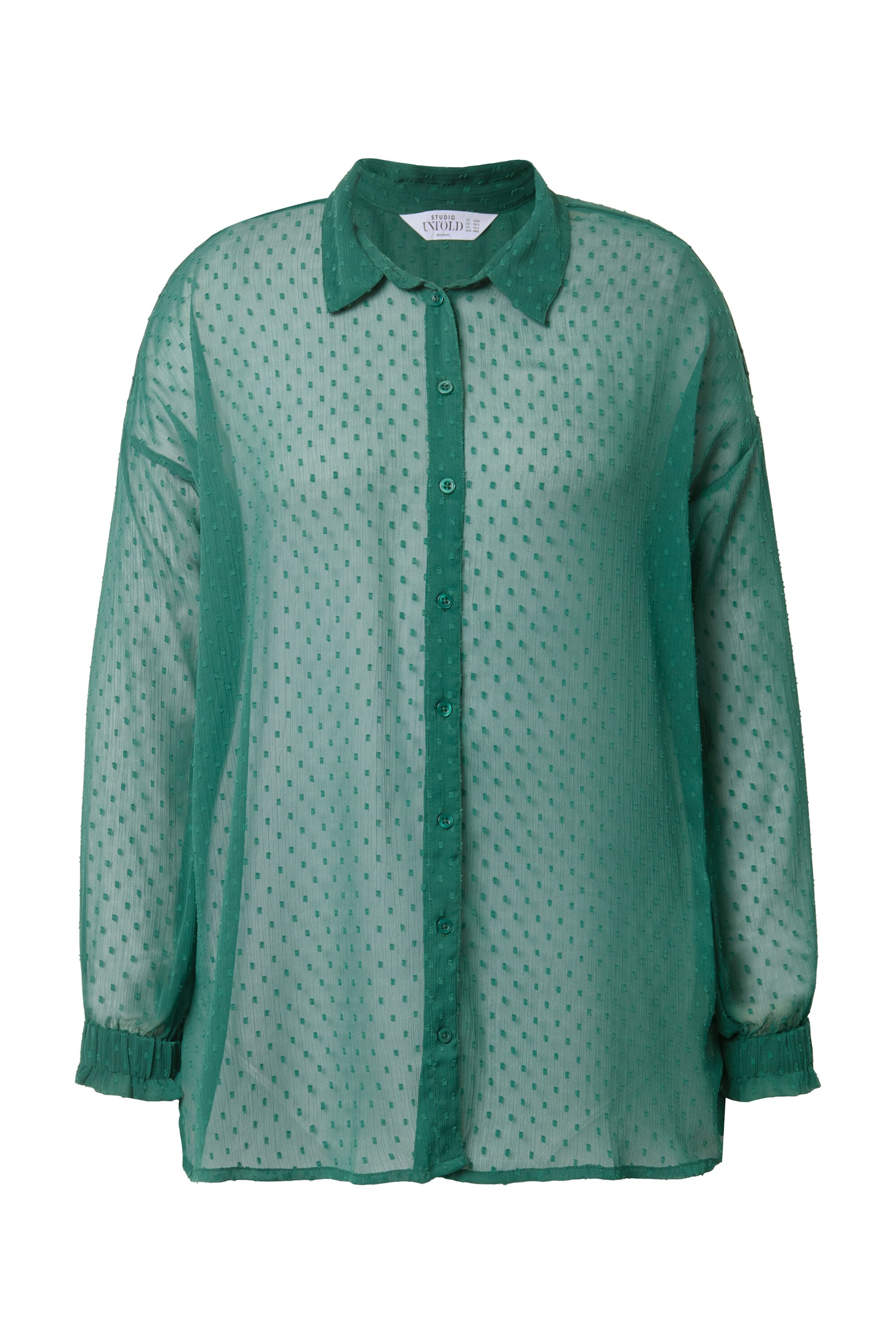 Chemisier Studio Untold en vert : devant