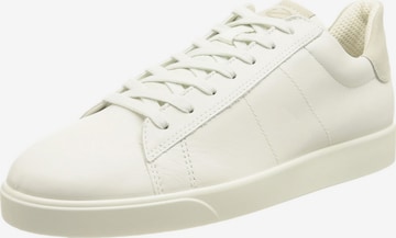 ECCO Platform trainers in White: front
