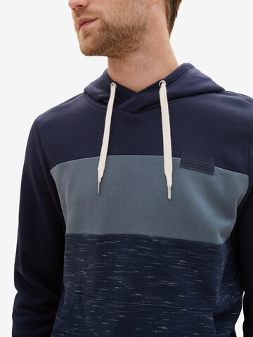 Sweat-shirt TOM TAILOR en bleu