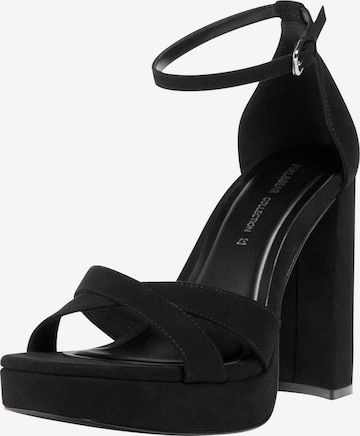 Pull&Bear Sandals in Black: front