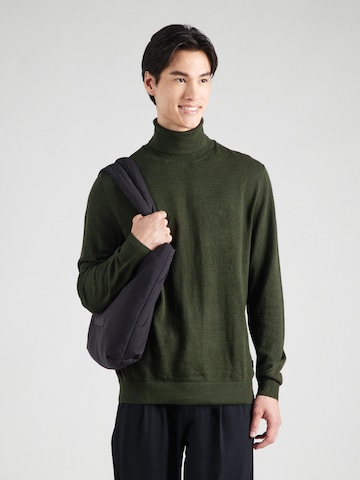 JACK & JONES Trui 'JJEEMIL' in Groen: voorkant