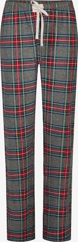 Happy Shorts Pyjamahose ' Christmas ' in Grau: Vorderseite