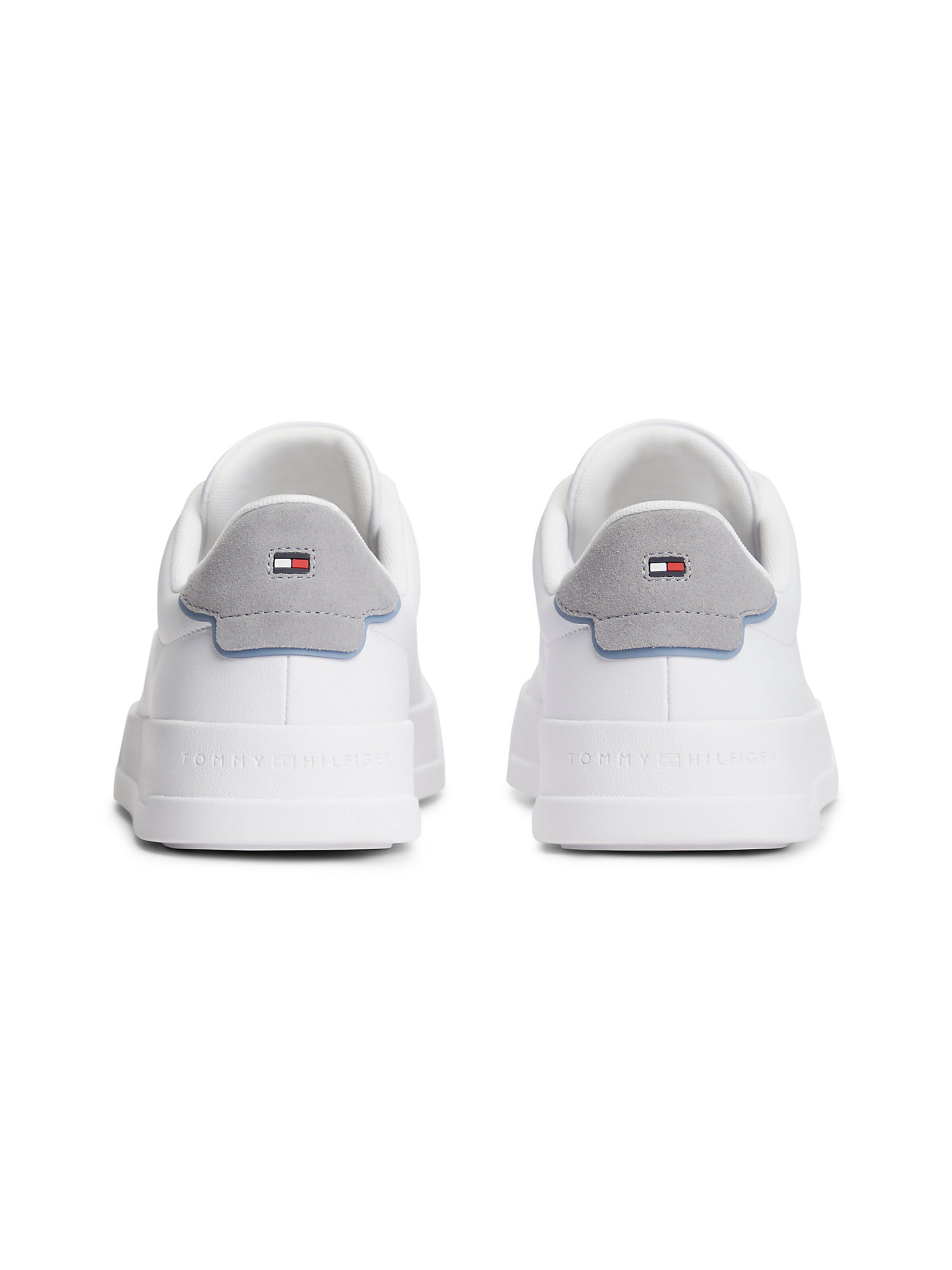 TOMMY HILFIGER Sneakers laag 'Court Essential' in Wit