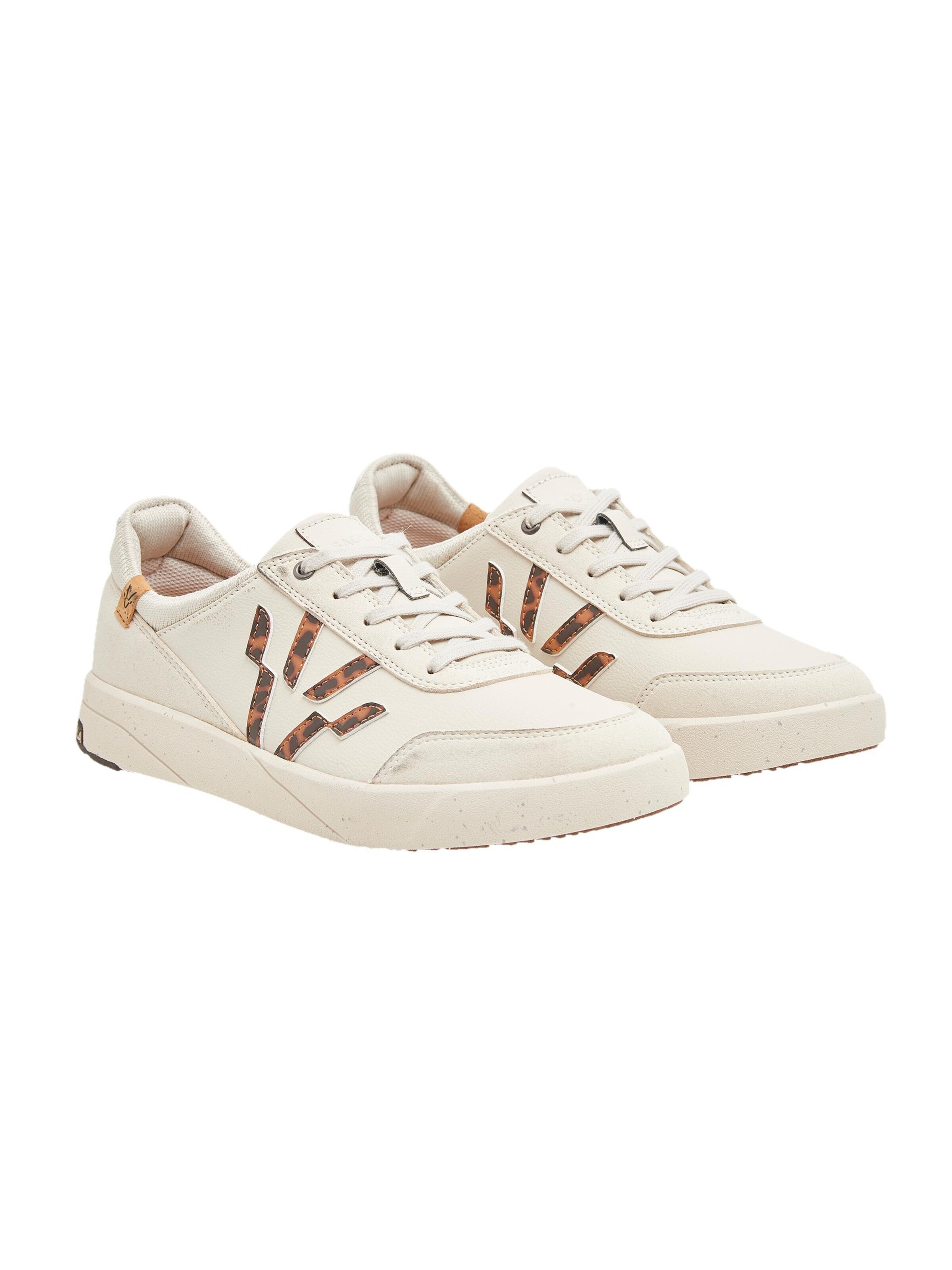 SAOLA Schnürschuh 'Cali W Sand Leopard'‌‌‌‌‌‌ in Weiß