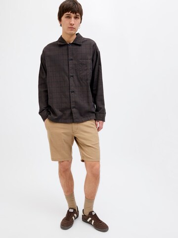 JACK & JONES regular Lærredsbukser i beige