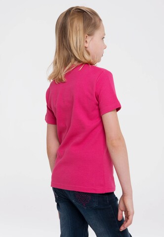 LOGOSHIRT Shirt 'Peanuts' in Roze